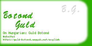 botond guld business card